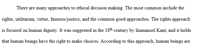 Various approaches to ethical reasoning