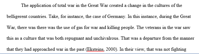 War and Culture