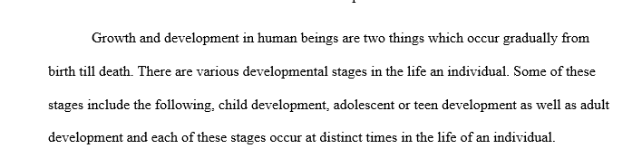 Advanced Adult Development