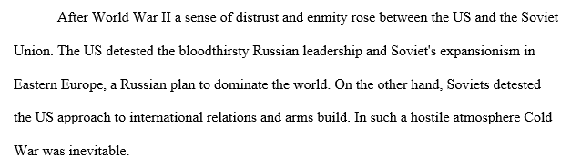 America in the Cold War