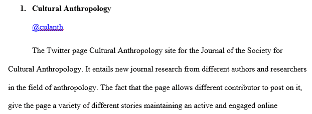 Anthropology
