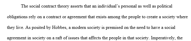 Conception of Social Contracts