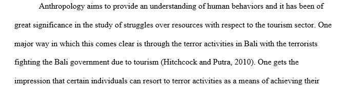 Contributions of Anthropology