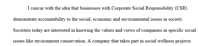 Corporate Social Responsibility
