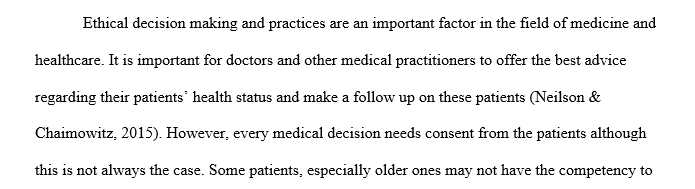 Ethical Issues Surrounding Competency