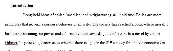 Ethical or unethical