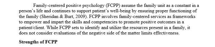 Family-centered positive psychology