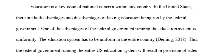 Federal System of Government