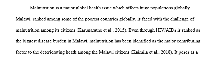 Global health issue