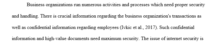 Information communication in the business environment