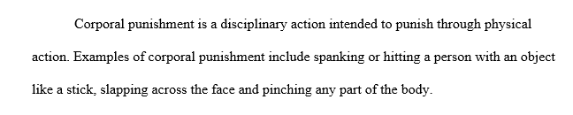 Is Corporal Punishment Effective or Not