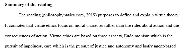 Is virtue ethics superior to the other key theories