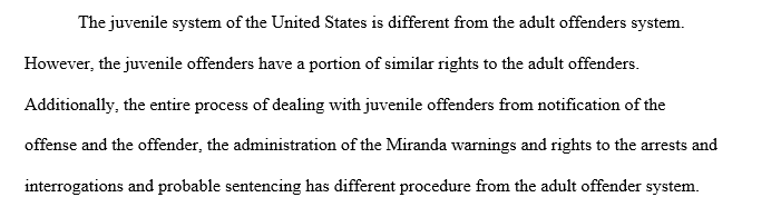 Juvenile Criminal Justice