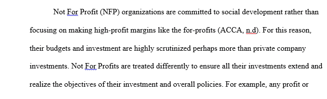 NFP's investments