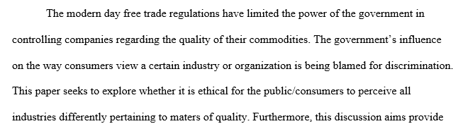 Not All Companies Are Viewed as Equal