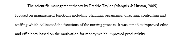 Nursing Leadership and Management