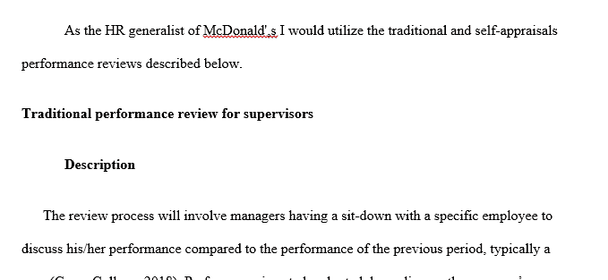 Performance Reviews