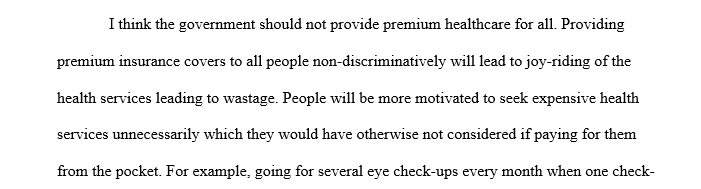 Premium health care