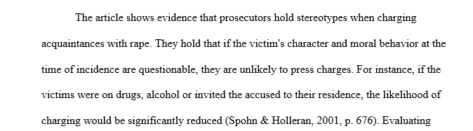 Prosecutors charging acquaintance rape