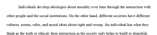 Six stages of moral development