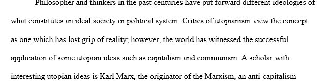 Utopian Ideas