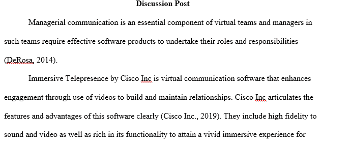 Virtual management software