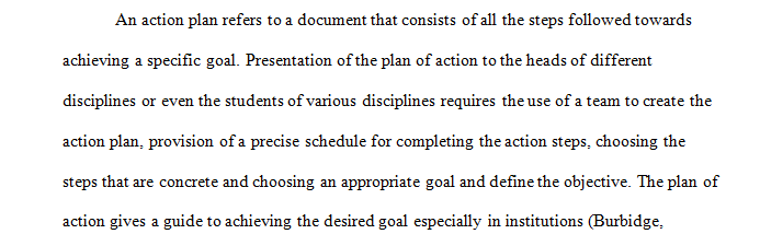 Action Plan Communication