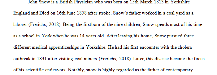 John Snow Significant Contributions to Public Health - Part I