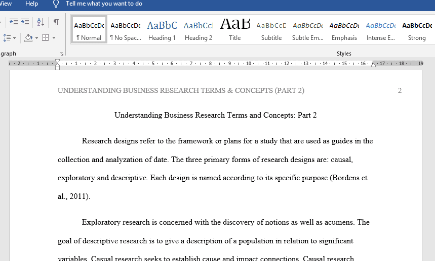 Understanding Business Research Terms and Concepts