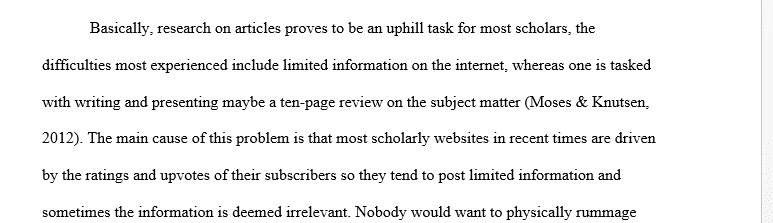 Academic research