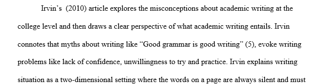 Academic writing