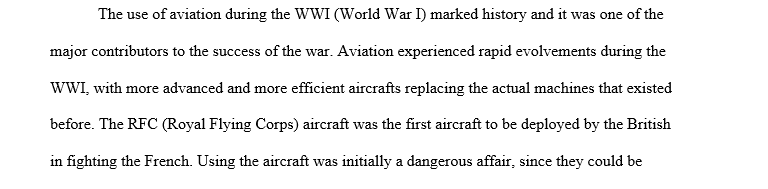 Aviation history