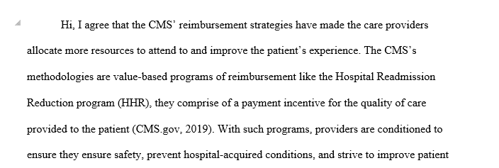 CMS’s reimbursement methodology