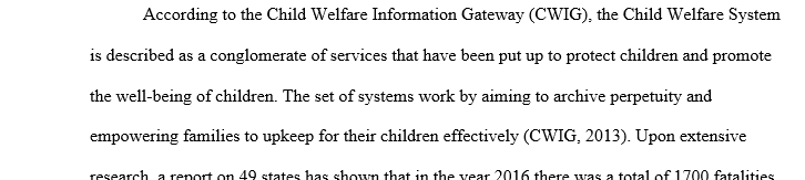 Child Welfare System