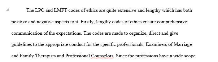 Codes of ethics