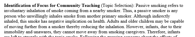Community teaching