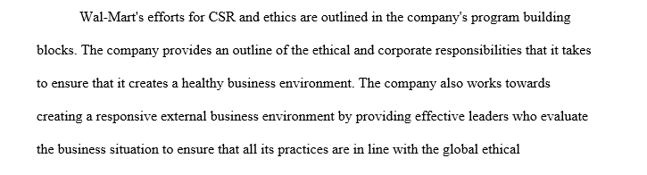 Corporate social responsibility