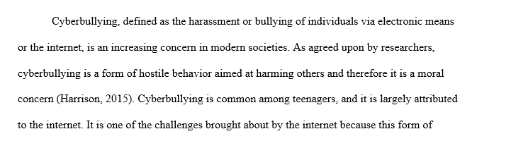 Cyberbullying