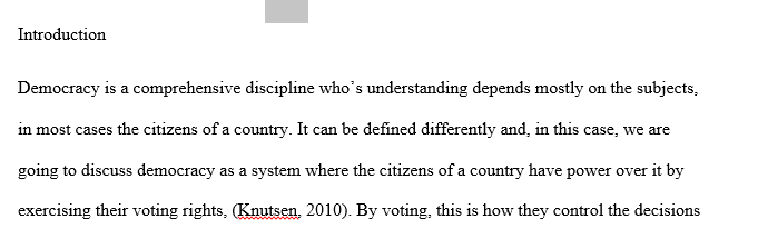Democracy in United States