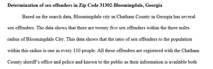 Determine if there are any sex offenders