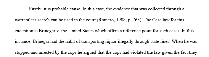 Discuss three exceptions to the exclusionary rule 