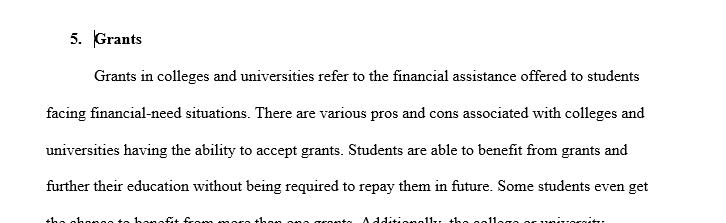 Education grants