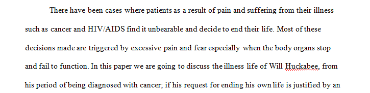 End of Life Case