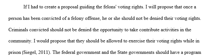 Explain the issue of felon disenfranchisement