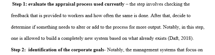 Five (5) step plan for designing a performance management program