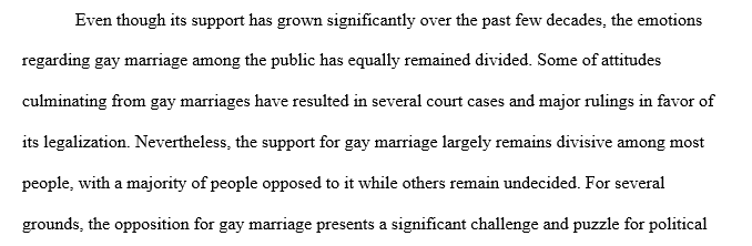 Gay marriage