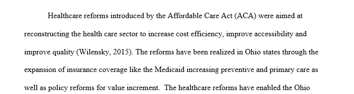 Health care reform implementation