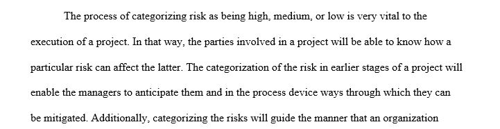 Identifying Risk and CBA