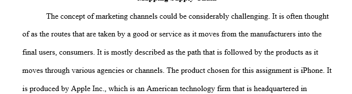 Identifying channels of distribution