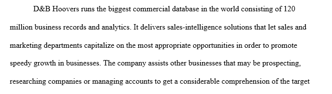 Investigate the different options for competitive and market analysis